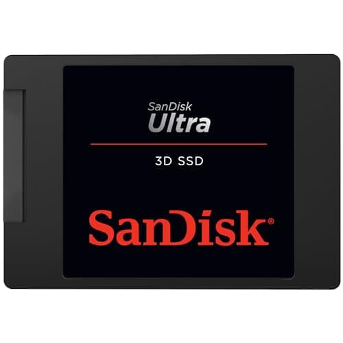SanDisk 2 To Ultra 3D SSD, Disque SSD interne, SATA 2.5" Disque SSD, SATA III 6GB/s, jusqu'à 560 MB/s,