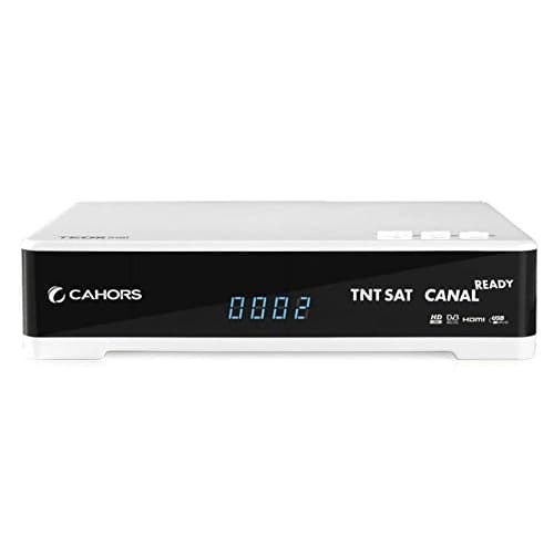 CAHORS Teox Récepteur Satellite HD 12 V + Carte TNTSAT Blanc