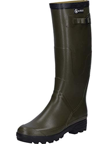 Aigle Benyl M - botte de chasse - Mixte Adulte - Vert (Kaki 001) - 43 FR