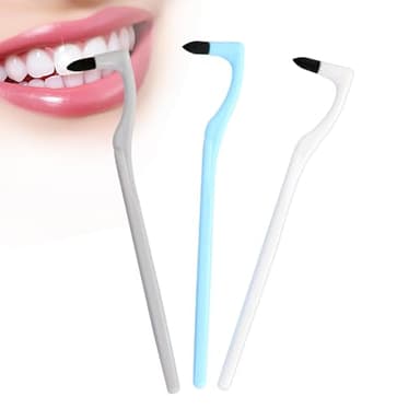 Quelcc 3 Piéces Éliminateur de Tartre, Détachant Gomme Des Dents, Brosse Interspace, Detartrage Dentaire Outil,Pour Enlever Les Taches Dentaires,Blanchir Les Dents Soins Outils