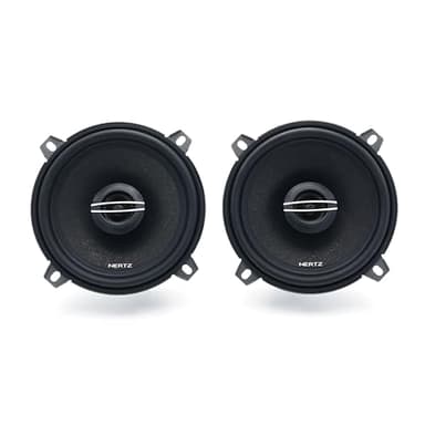 Hertz CX 130 – Paire de coaxiaux 2 Voies 130 mm avec Tweeter PEI intégré et woofer polypropylène, Installation compacte, 150W