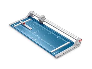 Dahle Rogneuse 554 Modèle 2020 (Capacité de Coupe jusqu'à 20 Feuilles, DIN A2, 720mm de Coupe, Auto-Affûtante, Pression Automatique) Bleu