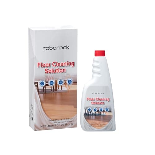roborock Nettoyant d'origine 480ml pour Aspirateur Robot roboorck Série S/Qrevo/Q et Aspirateur Sec et Humide Série Dyad/Flexi, Agent Nettoyant pour Sol