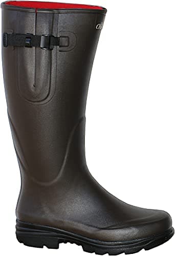 La Chasse Nice Bottes en caoutchouc néoprène pour homme et femme Entièrement imperméables Bottes de chasse en caoutchouc d'hiver pour chasseur Bottes en néoprène doublées Bottes en caoutchouc naturel