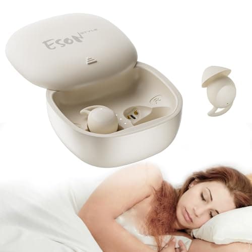 esonstyle Écouteurs Sommeil, Petit Design pour Les Dormeurs Latéraux, Bluetooth 5.4 Casque Anti Bruit pour Dormir, IPX6 Étanche pour Le Sport, Les Voyages et Le Travail