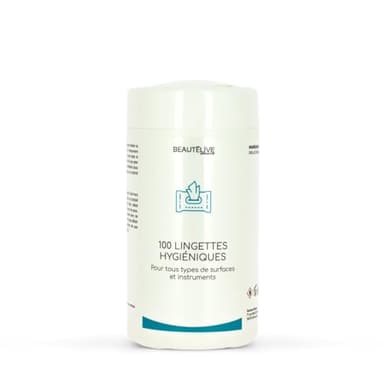 Beautélive Lingettes désinfectantes boîte distributrice x100 Lingettes désinfectantes boîte distributrice x100