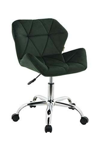 HNNHOME® Chaise de bureau moderne pivotante en tissu rembourré pour maison, bureau, hauteur réglable