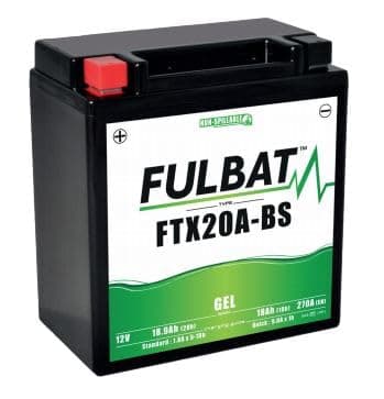- FULBATBATTERIE MOTO FULBAT GEL FTX20A-BS / YTX20A-BS 12V 18,9AH 270A