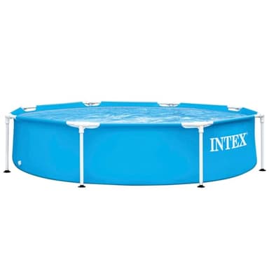 Intex Piscine Metal Frame Ronde Tubulaire (ø) 2,44 x (h) 0,51m