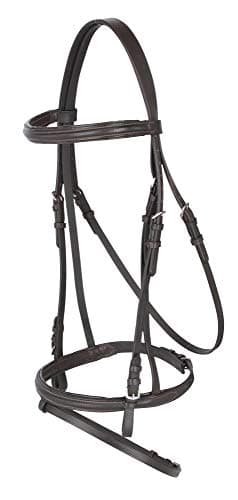 KERBL Bridon pour Cheval de Trait Brun