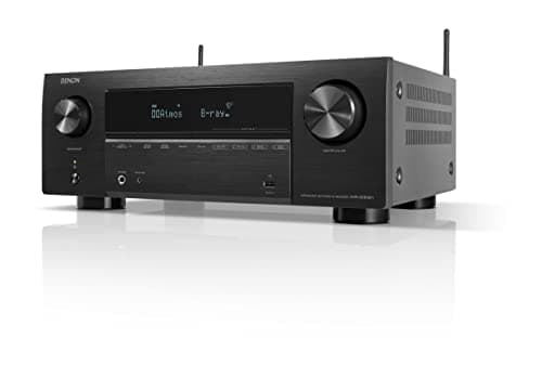 Denon AVR-X2800H Amplificateur AV Home Cinéma 7.2 Canaux, 150W, HDMI 8K, HEOS Multiroom, Dolby Atmos, DTS:X, Bluetooth, Wi-FI - Noir