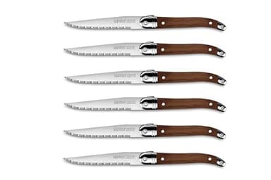 Coffret de 6 couteaux - Laguiole Héritage - Made In France (Bois Foncé)