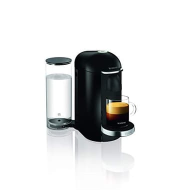 Nespresso Machine à Café Krups Vertuo Plus Noir Cafetière Espresso YY2779FD
