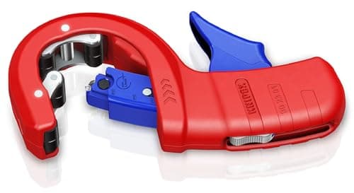 KNIPEX DP50 Coupe-tube pour canalisations d'eaux usées en plastique gainées en plastique 32/40/50 mm 90 23 01 BK