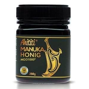 Ahititi Miel de Manuka 1000 MGO + 250 g - Testé en laboratoire, certifié en Nouvelle-Zélande - Teneur en méthylglyoxal actif et brut - Miel de Manuka 100% Manuka Végétarien