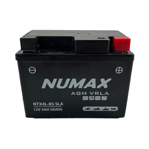 Batterie Numax AGM SLA scellée YTX4L-BS SLA 12 V 4 AH 50 AMPS EN