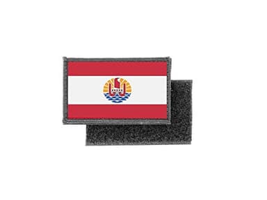 Patch ecusson imprime badge drapeau tahiti polynesie francaise