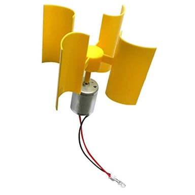Générateur d'électricité éolienne Mini générateur d'éoliennes verticales Kit de générateur de vent à monter soi-même Modèle pédagogique