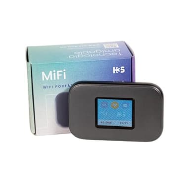 Routeur MiFi 4G/5G (Cat 6), WiFi portable, batterie 3300 mAh, écran LCD, connexion jusqu'à 16 appareils