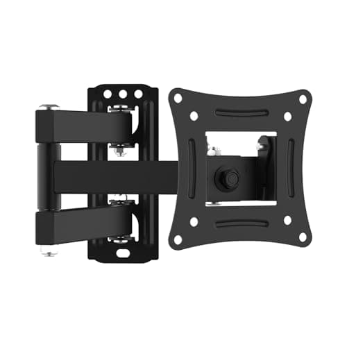 GRIFEMA GB1008-1 Support Mural TV pour 13-32”, Support TV Orientable,Inclinable,Extensible, Jusqu'à 20 kg, VESA 75x75mm y 100x100mm,Accroche Tele Universel