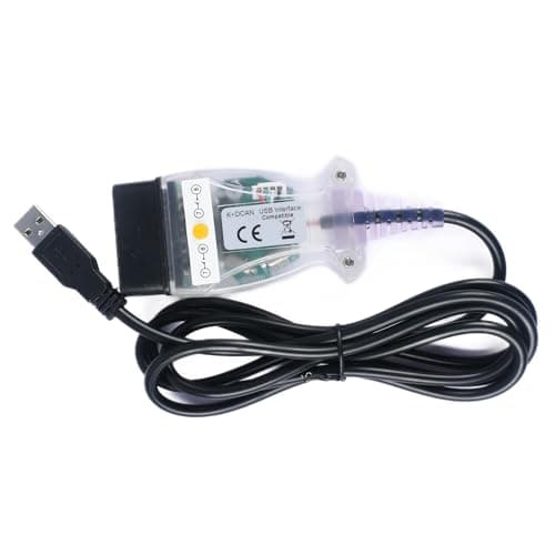 Yalgdlen Ediabas Kcan Dcan Câble K+DCAN Adaptateur k-dcan Compatible avec BMW BMW k dcan OBD k-dcan d Can