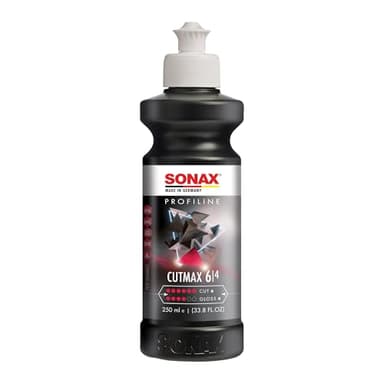 SONAX PROFILINE Cutmax (250 ml) est un polish puissant avec un fort taux dàbrasivité et un bon résultat de brillance | Réf: 02461410