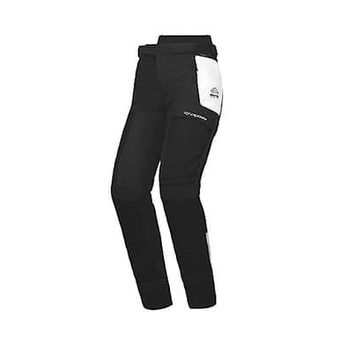 Ixon X Arizona 1.0 Air Pantalon de Moto pour Femme, Noir Gris Clair, M Hommes