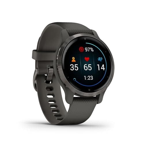 Garmin Venu 2S – Montre connectée GPS multisports avec écran AMOLED – autonomie longue durée (11 jours) – Noire / Gray - Boitier 40 mm