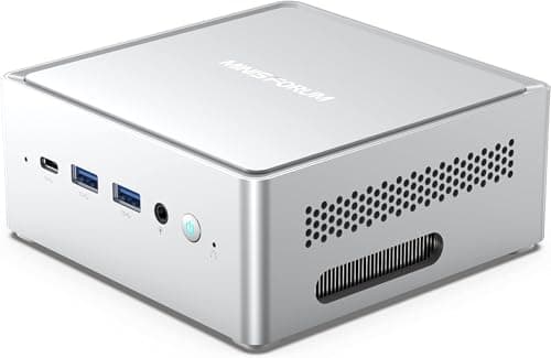 MINIS FORUM Mini PC NAB9 - Processeur Core i9-12900HK jusqu'à 5,0 GHz, 14 cœurs / 20 Threads, 32 Go de RAM, SSD de 1 to, Double LAN 2.5G, WiFi 6, BT5.2, 2 Ports HDMI, 3 Ports USB C, 4 Ports USB A