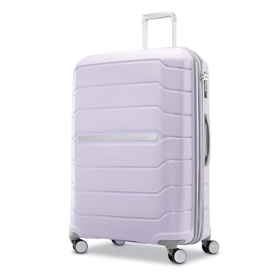 Samsonite Freesform Rigide Extensible avec roulettes Doubles pour Adulte Unisexe, Lilas, Checked-Large 28-inch, Freeform Hardside Extensible avec roulettes Doubles rotatives