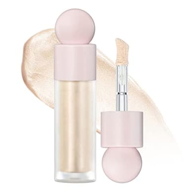 Ingzy Liquid Highlighter Makeup, Body Luminizer, Moisturizing Liquid Highlighter for Face, Waterproof Smooth Highlight Face Luminizer, Highly Pigmented, Long Lasting Lightweight Highlighter 1