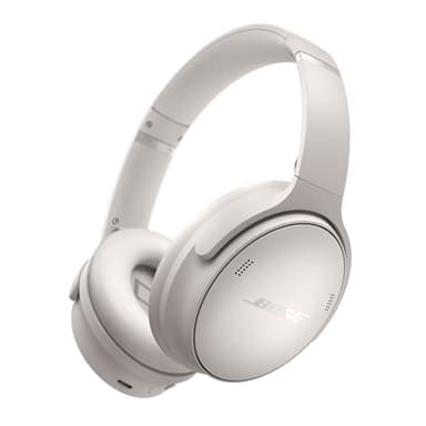 Bose QuietComfort Headphones, Casque sans fil immersif à réduction de bruit, Casque supra-aural Bluetooth avec micro intégré d’une autonomie allant jusqu’à 24 heures, Blanc Nuage