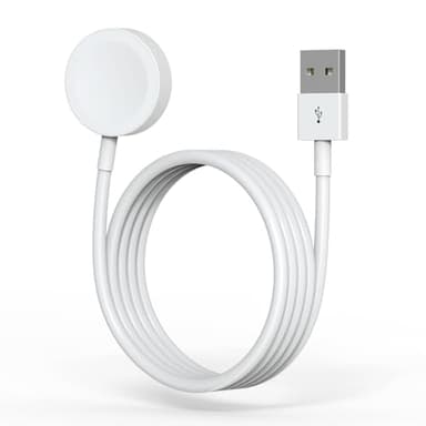 Chargeur pour Apple Watch, Chargeur Magnétique Rapide sans Fil USB pour iWatch, Câble de Charge Portable de USB de 1m pour Montre Compatible avec Apple Watch Series 10/9/8/7/6/5/4/3/2/1/Ultra/SE