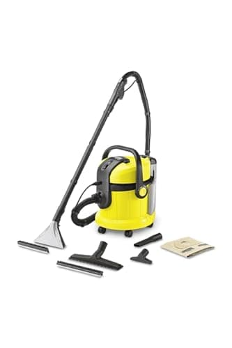 Kärcher Injecteur/Extracteur SE 4001 Plus, pour le Nettoyage des Surfaces Dures, Textiles et Meubles Rembourrés, avec Buse de Lavage pour Tapis & Rembourrage, Suceur Eau & Poussières, Suceur Fentes