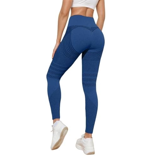 Plumi Leggings à Compression 3D Anti Cellulite Amaigrissant Minceur Leggings Femme Taille Haute sans Couture Push-Up Opaque Yoga Fitness Pantalon Sport