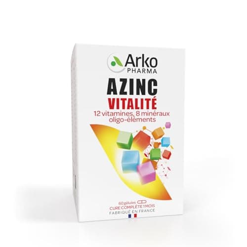 Azinc® Vitalité - Réduit la fatigue due au surmenage, soutient les performances intellectuelles, dès 15 ans - 60 gélules