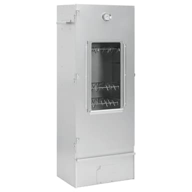 vidaXL Fumoir pour four à barbecue avec copeaux de bois 44,5x29x110 cm, fumoir, gril extérieur, BBQ, gril fumoir, fumoir extérieur, barbecue