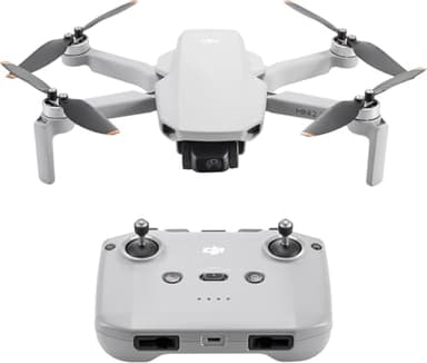 DJI Mini 2 SE, Mini drone caméra pliable, léger avec vidéo 2,7K, Modes intelligents, Transm. vidéo 10 km, Durée de vol 31 minutes, Moins de 249 g, Facile à utiliser, Tour de prise photos, C0