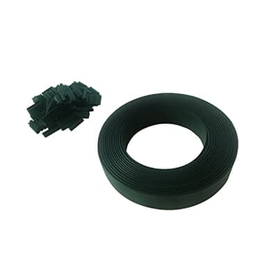 Toilinux.com Kit de lamelle occultante en PVC avec Clip de Fixation de 50 m pour Grillage rigides - Vert | Brise-Vue et Pare-Soleil pour Jardin