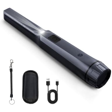 SUNPOW Détecteur Métaux Pinpointer pour Adultes et Enfants, Détecteur de Métaux à Pointes avec Aatterie Li-ION Rechargeable, étanche IP68, Puce Améliorée et 3 Modes.
