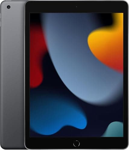 2021 Apple iPad (10,2-pouces, Wi-Fi, 64 Go) Gris Sidéral (Reconditionné)