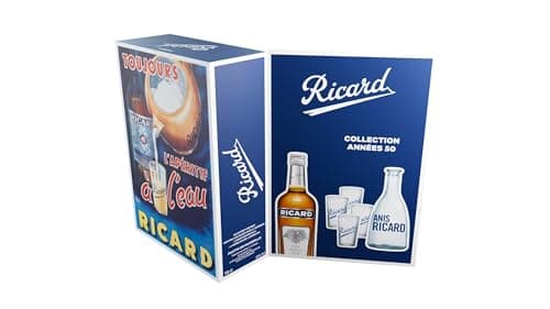 Coffret RICARD Pastis de Maseille Années 50 Apéritif anisé - 45%, 70cl