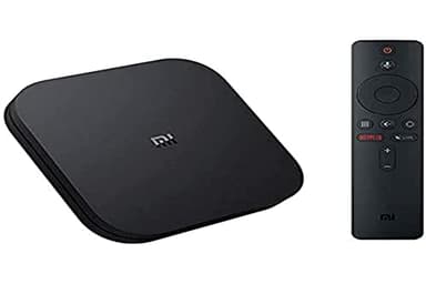Xiaomi Mi Box S (Version UE) Lecteur multimédia 4K Ultra HD avec télécommande Google Assistant, Bluetooth, HDR 4K, Audio Dolby, DTS HD, Android 8.1 Noir