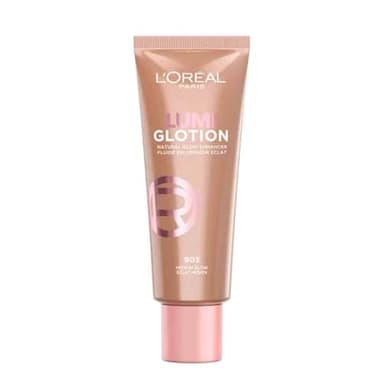 L'Oréal Paris - Fluide Enlumineur Éclat Multi-Usages - Illumine & Hydrate - Enrichi en Beurre de Karité - Lumi glotion - Teinte : 903 - 40 ml