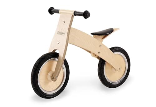 Pinolino Draisienne Lino, laqué Transparent, en Bois, pneus Non Plates, Transformable de Chopper en vélo d'exercice, pour Enfants de 2 à 5 Ans