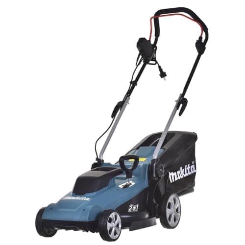 Makita ELM3720 Tondeuse à Gazon Secteur Noir, Bleu