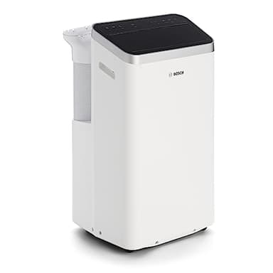 Bosch Cool 4000 Portable AC - 3 en 1 : Climatiseur, Déshumidificateur, Ventilateur - 2,6 kW pour les pièces jusqu'à 35m² - Avec Mode Auto, Mode Silencieux et Mode Veille