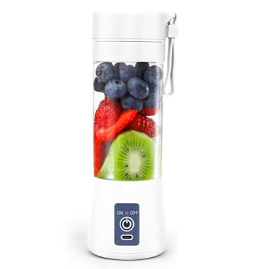 Mixeur Portable pour Smoothie - 380ML Mini Blender avec 6 Lames en Acier Inoxydable - USB Blender Smoothie pour Voyage, Cuisine - Mini Mixeur pour les Fruits, les Smoothies, les Milkshakes