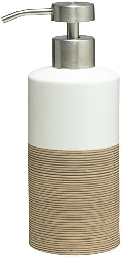 Sealskin Doppio, Pompe à savon porcelaine, Sable