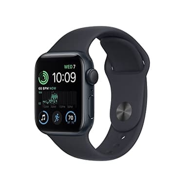 Apple Watch SE (2ᵉ Génération) (GPS, 40mm) Boîtier en Aluminium Minuit avec Bracelet Sport Minuit - Regular (Reconditionné)